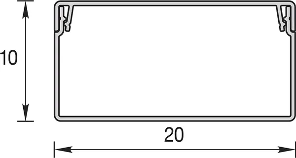 Изображение товара Кабель-канал Ideal 20х10мм (2м, белый)