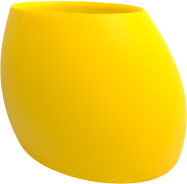 Изображение товара Вазон БЕРКАНО Bend 80 DB / 220_010_43 (Yellow)