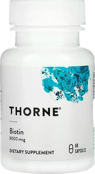 Изображение товара Витамин Thorne Biotin 8000mcg (60 капсул)