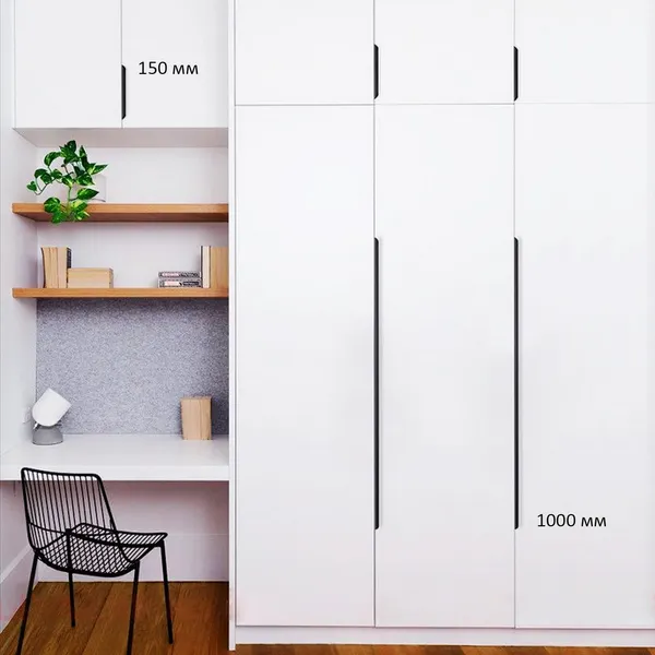 Изображение товара Ручка для мебели CAPPIO RT002BL 9561364 (черный)