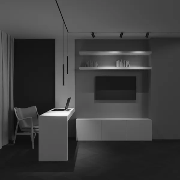 Изображение товара Трековый светильник Maytoni Focus Led Exility X TR245-7W4K-B