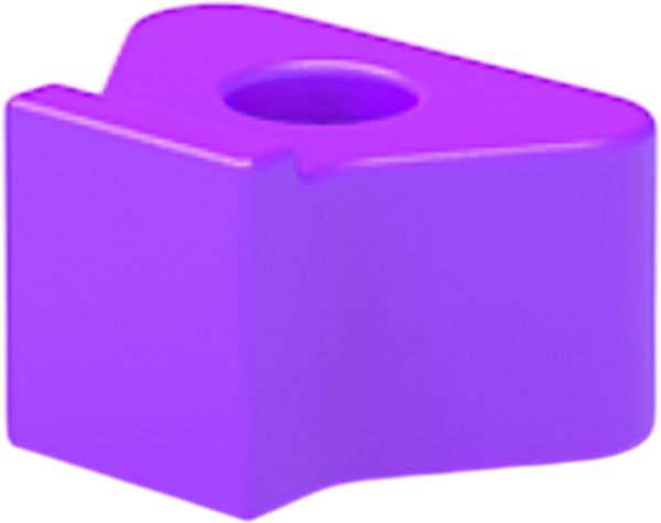 Заглушка мебельная БЕРКАНО Plug 230_013_22 (Deep Violet) — фото 3