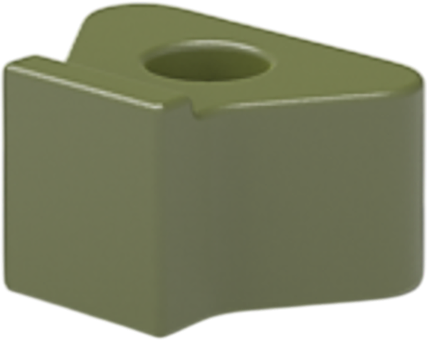Заглушка мебельная БЕРКАНО Plug 230_013_23 (Olive green) — фото 3