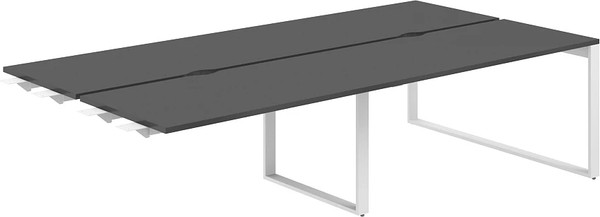 Комплект столов модульных Norden 280х143.8х75 / AG.165.AN.V.72.WH (белый/антрацит) — фото 3