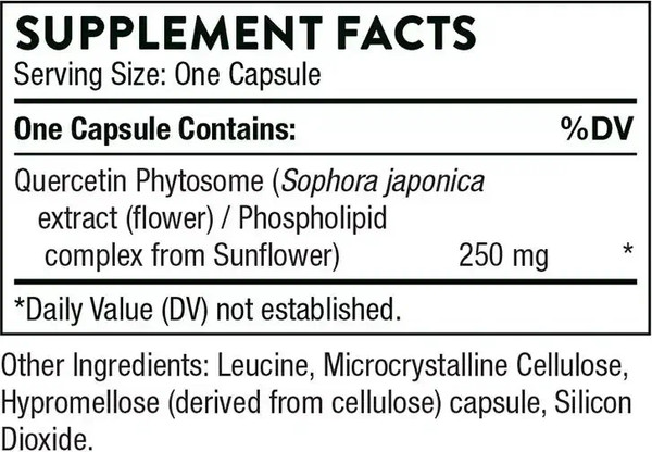 Изображение товара Пищевая добавка Thorne Quercetin Phytosome (60 капсул)