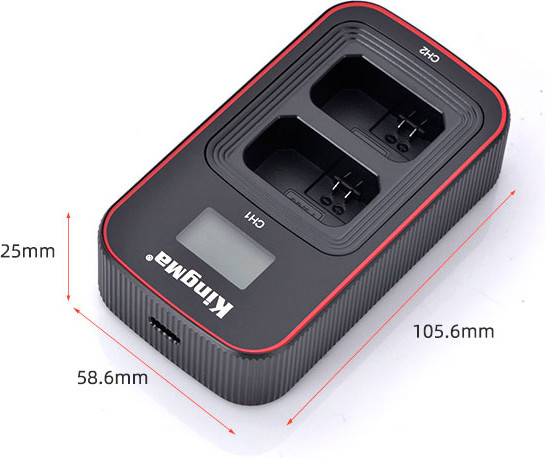 Изображение товара Зарядное устройство для аккумулятора для камеры Kingma BM058FW50-2BM