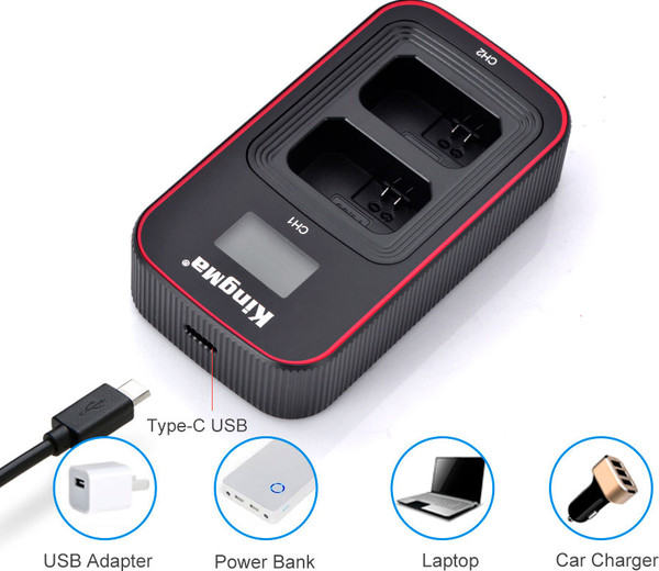 Изображение товара Зарядное устройство для аккумулятора для камеры Kingma BM058FW50-2BM