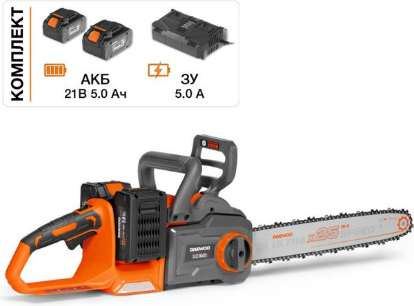 Изображение товара Электропила цепная Daewoo Power DACS 1642Li SET