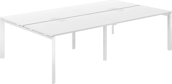 Комплект письменных столов Norden 280х143.8х75 / PR.255.WH.P59.WH (белый) — фото 3
