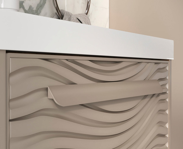 Изображение товара Тумба с умывальником EQUIL Gleam 60.1Y с нишей / tpGLEAM60.1Y.N-34 + Volna Prime 60 (подвесная)