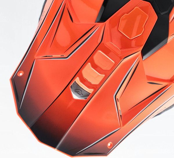 Изображение товара Мотошлем Acerbis Airstrike-X 0026905.207.064 (M, оранжевый/серый)