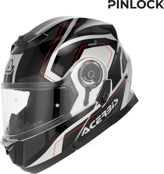 Изображение товара Мотошлем Acerbis Serel 22-06 / 0025201.314.066 (L, черный/серебристый)