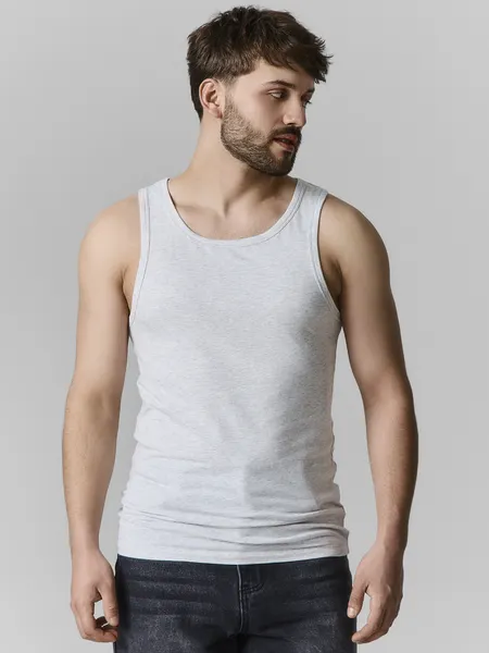 Изображение товара Майка Mark Formelle 101434 (р.92-170/176, светло-серый меланж 4306-А)