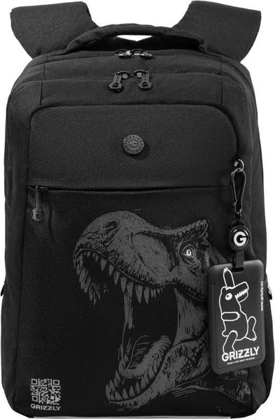 Изображение товара Школьный рюкзак Grizzly RB-656-2 (черный/серый)