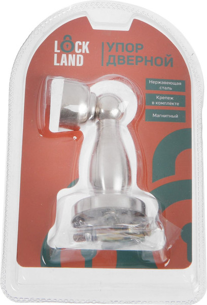 Изображение товара Ограничитель дверной Lockland 6869933 (нержавеющая сталь)