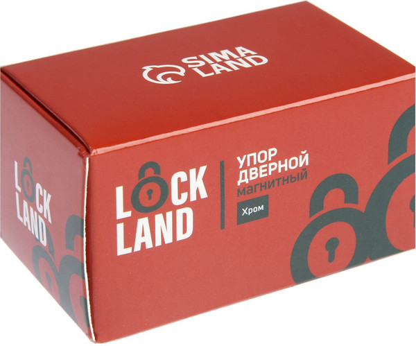Изображение товара Ограничитель дверной Lockland 7028265 (белый)