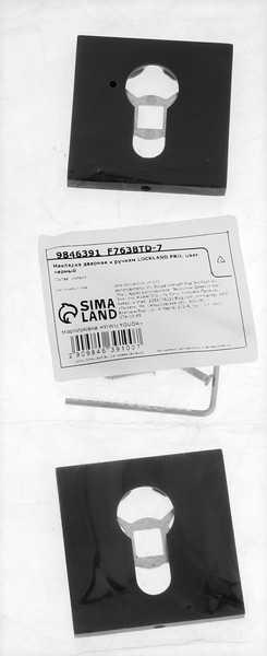 Изображение товара Накладка на цилиндр Lockland 9846391 (черный)