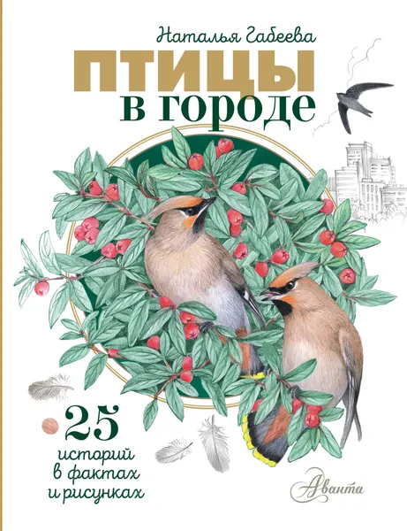 Изображение товара Энциклопедия АСТ Птицы в городе. 25 историй в фактах и рисунках (Габеева Н. 9785171832599)