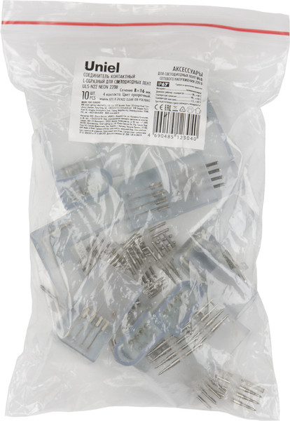 Коннектор для светодиодной ленты Uniel UTC-K-24/N22 Clear 010 Polybag / UL-00005795 — фото 6