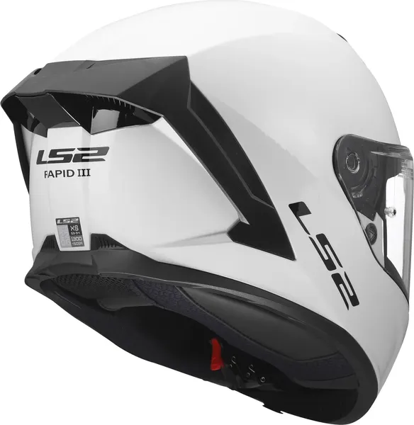 Изображение товара Мотошлем LS2 FF820 Rapid III Solid (S, белый глянцевый)