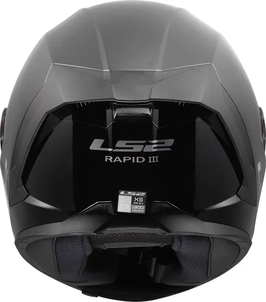 Изображение товара Мотошлем LS2 FF820 Rapid III Solid (XXL, черный глянцевый)