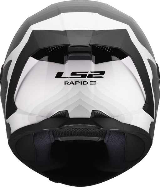 Изображение товара Мотошлем LS2 FF820 Rapid III Flow (3XL, белый/серый)