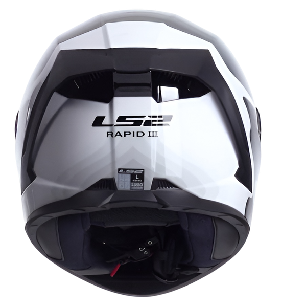 Изображение товара Мотошлем LS2 FF820 Rapid III Flow (L, белый/серый)