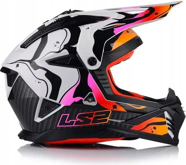 Изображение товара Мотошлем LS2 MX708 Fast II Wash (3XL, белый)