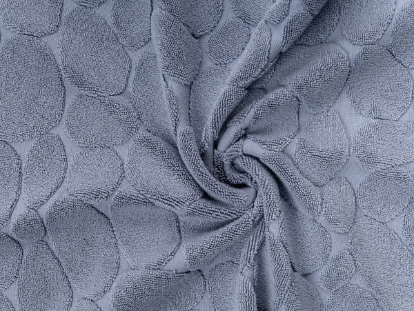 Изображение товара Полотенце ВАСИЛИСА Махровое Камешки 50х70 (серо-синий)