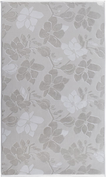 Изображение товара Полотенце ВАСИЛИСА Махровый жаккард Рейн 70х130 (белый/серый)