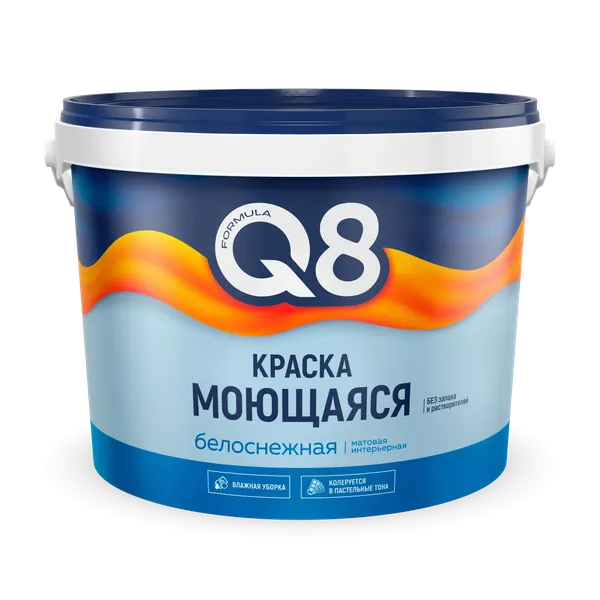 Изображение товара Краска Formula Q8 Моющаяся (2.7кг)