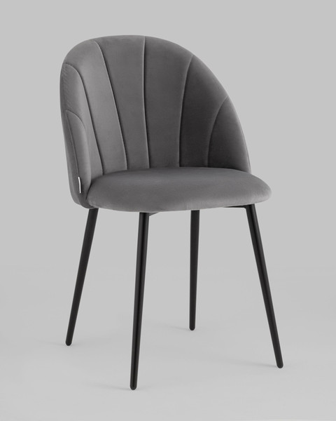 Изображение товара Стул Stool Group Логан SN LV-121-H15-01-01 (велюр серый)
