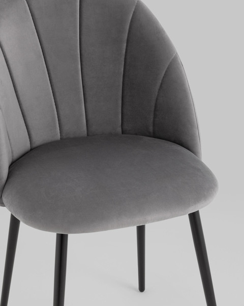 Изображение товара Стул Stool Group Логан SN LV-121-H15-01-01 (велюр серый)