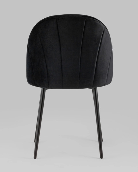 Изображение товара Стул Stool Group Логан SN LV-121-H75-01-01 (велюр черный)