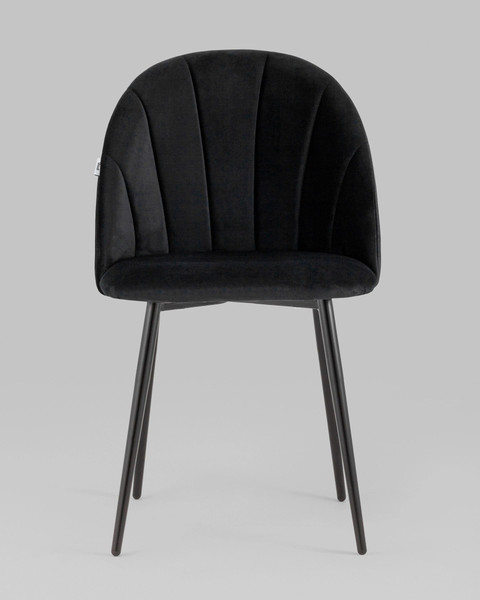 Изображение товара Стул Stool Group Логан SN LV-121-H75-01-01 (велюр черный)