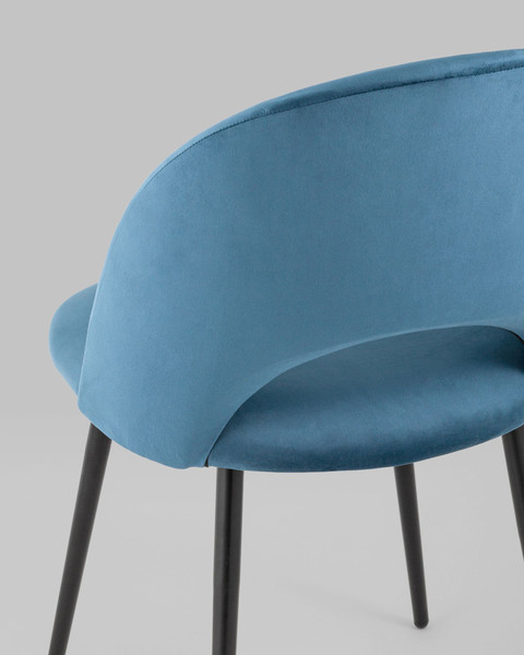 Изображение товара Стул Stool Group Меган SN LV-122-H58-01-01 (велюр пыльно-синий)