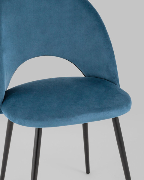 Изображение товара Стул Stool Group Меган SN LV-122-H58-01-01 (велюр пыльно-синий)