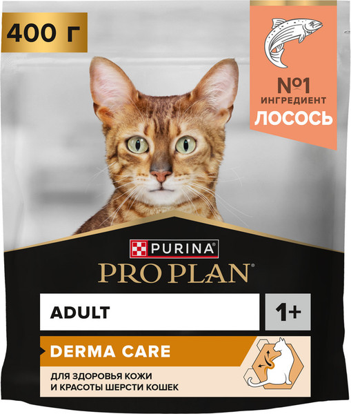 Изображение товара Сухой корм для кошек Pro Plan Elegant с лососем (400г)