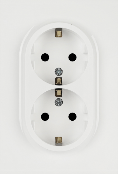 Розетка ЭРА Arktik 16-2105-01 2X2P+E Schuko 16А-250В / Б0070454 (белый) — фото 3