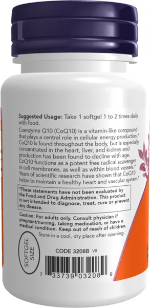 Изображение товара Коэнзим NOW CoQ10 100мг (50 капсул)