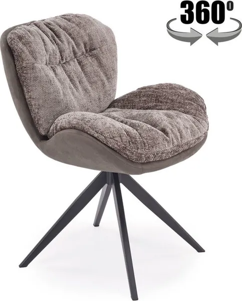 Изображение товара Стул Halmar K599 поворотный (серый/черный)