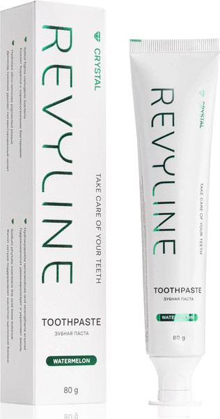 Изображение товара Зубная паста Revyline Crystal Арбуз без фтора / 9095 (80г)