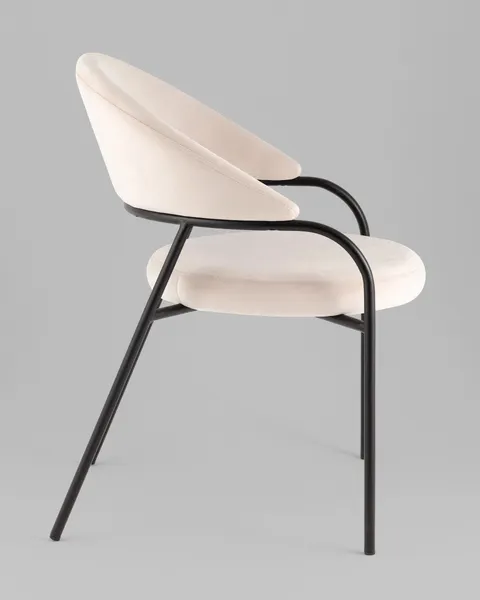 Изображение товара Стул Stool Group Тилль / AV 350-Ccr-9005 (велюр кремовый)