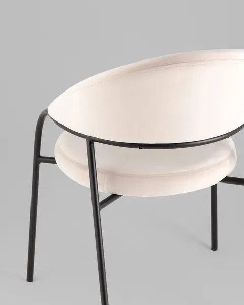 Изображение товара Стул Stool Group Тилль / AV 350-Ccr-9005 (велюр кремовый)