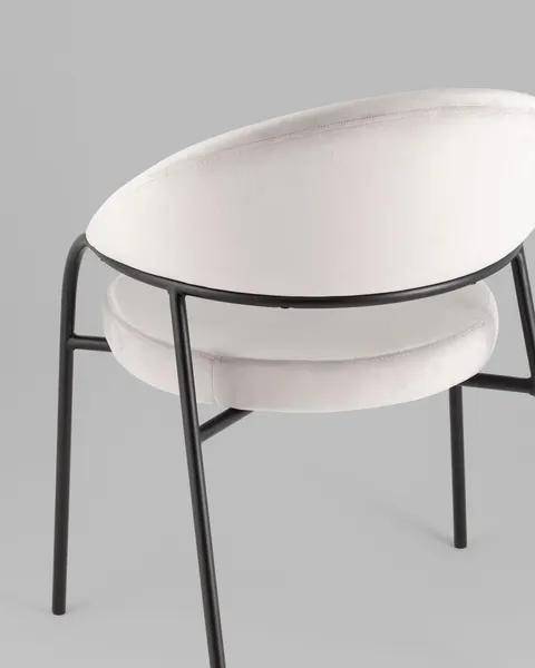Изображение товара Стул Stool Group Тилль / AV 350-Csil-9005 (велюр светло-серый)