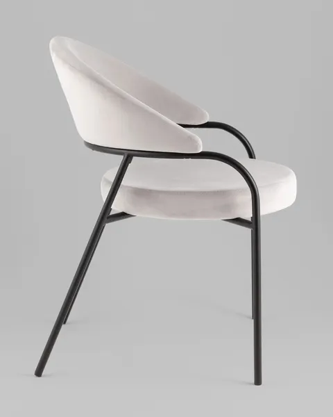 Изображение товара Стул Stool Group Тилль / AV 350-Csil-9005 (велюр светло-серый)