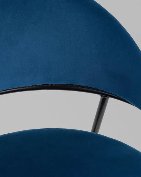 Изображение товара Стул Stool Group Тилль / AV 350-Cbl-9005 (велюр синий)