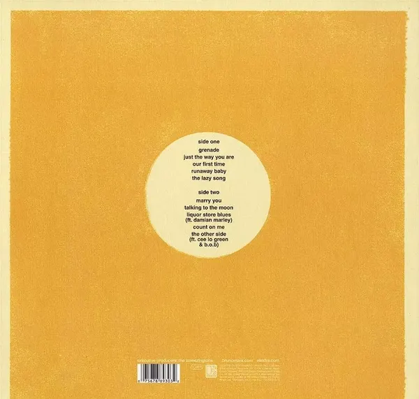 Изображение товара Виниловая пластинка Elektra Bruno Mars - Doo-Wops & Hooligans