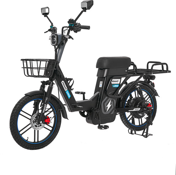 Изображение товара Электровелосипед Minako Uno 21 ah (черный)