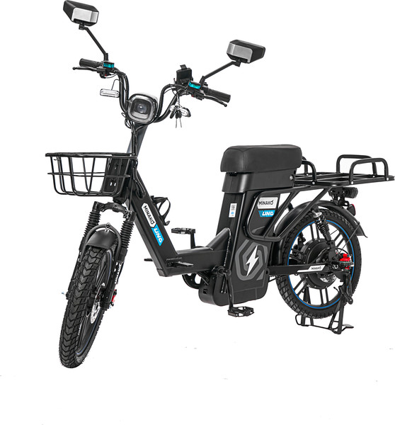 Изображение товара Электровелосипед Minako Uno 21 ah (черный)